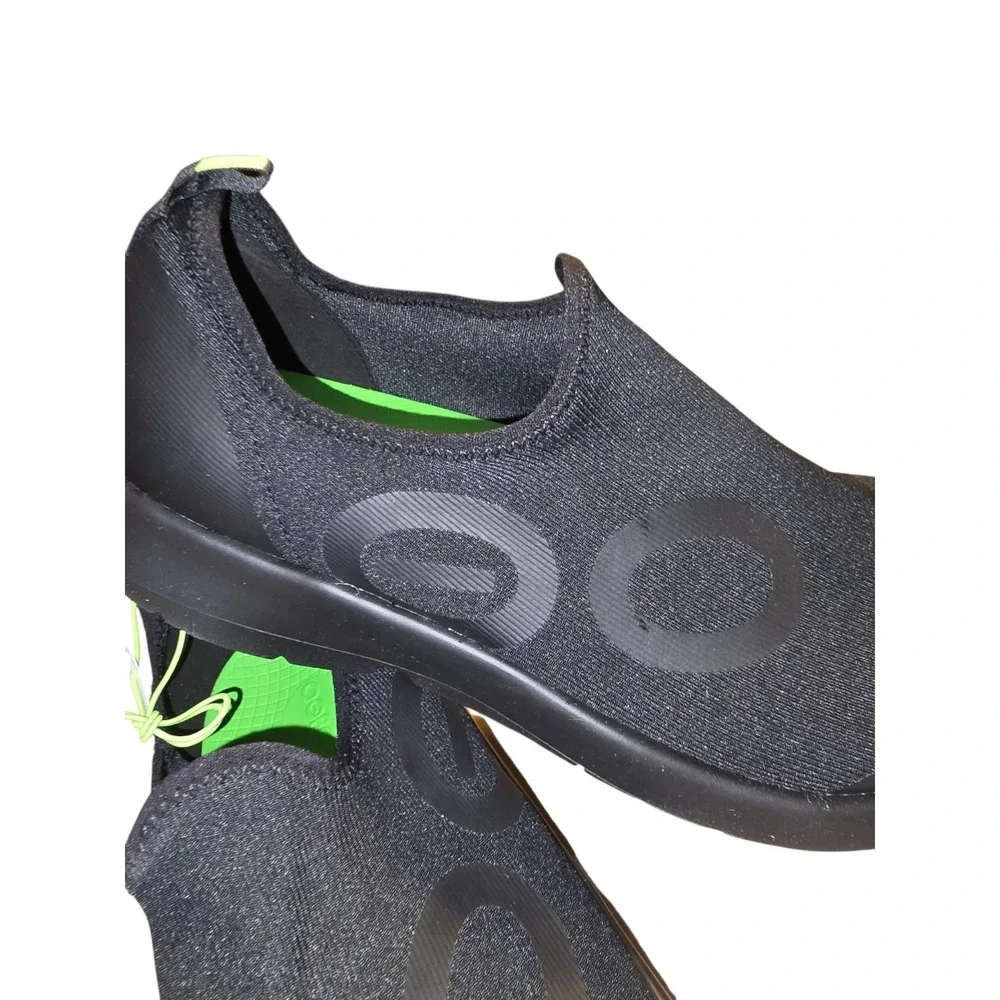 OOFOS OOmg Sport Slip on Recovery Shoe Mens Size 14 Black Mono 5085 New New